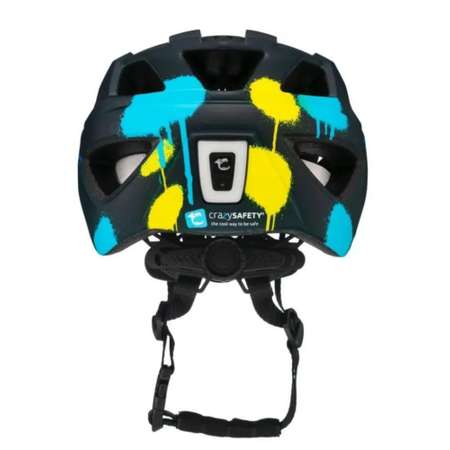 Шлем защитный Crazy Safety Cool Arrow Black-blue с механизмом регулировки размера 54-58 см