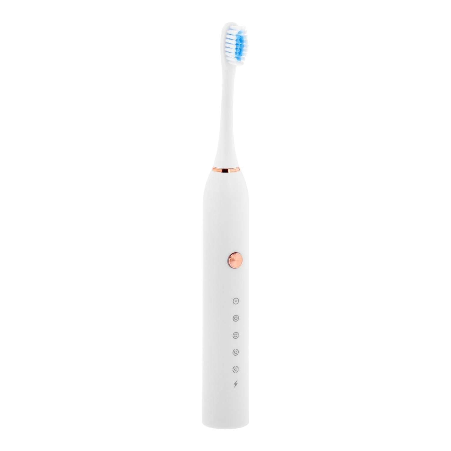 Электрическая зубная щётка Luazon Home LP005 вибрационная 2 насадки от АКБ - фото 4