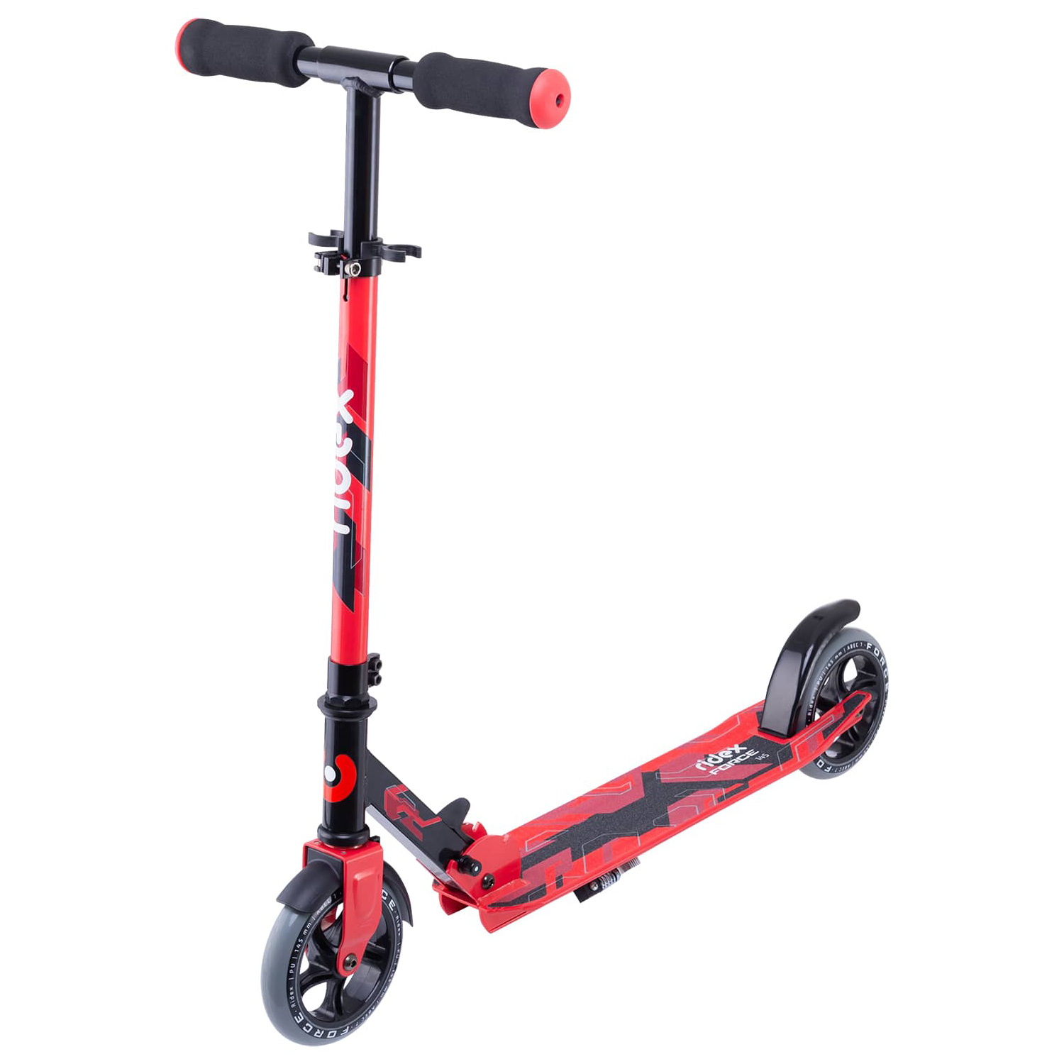 Самокат RIDEX двухколесный Scooter 2 wheels Force 145 red - фото 1