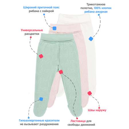 Ползунки 3 шт Lucky Child