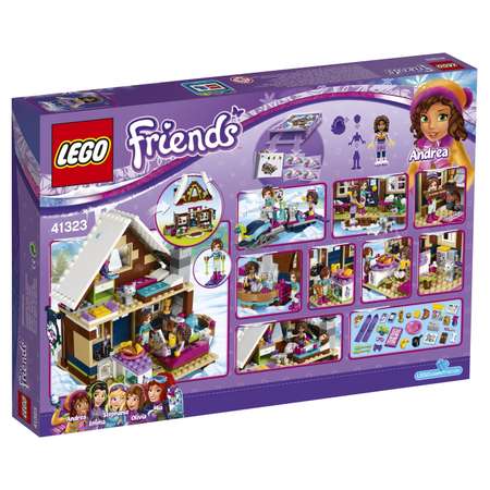 Конструктор LEGO Friends Горнолыжный курорт: шале блочный