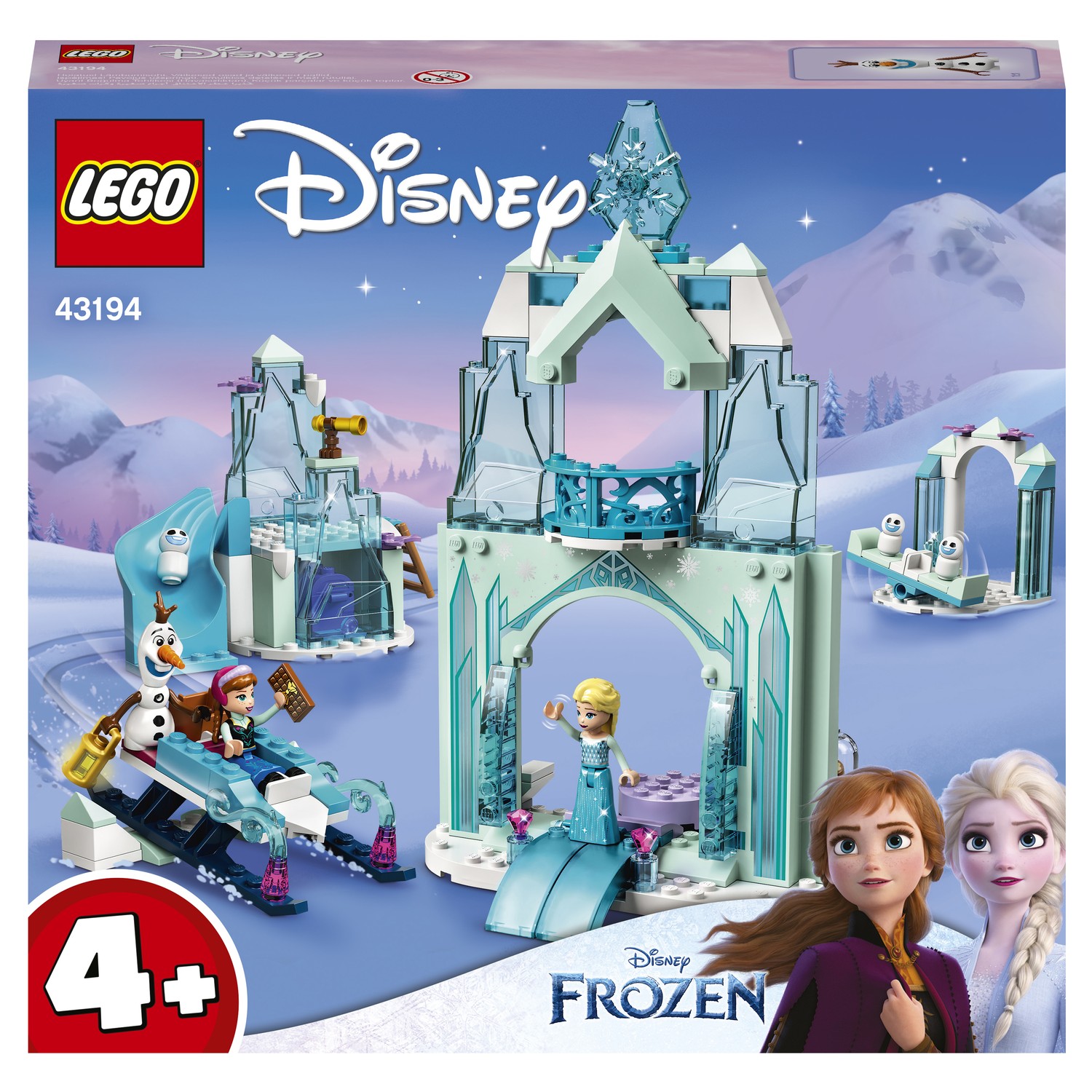 Конструктор LEGO Disney Princess Зимняя сказка Анны и Эльзы 43194 купить по  цене 4799 ₽ в интернет-магазине Детский мир