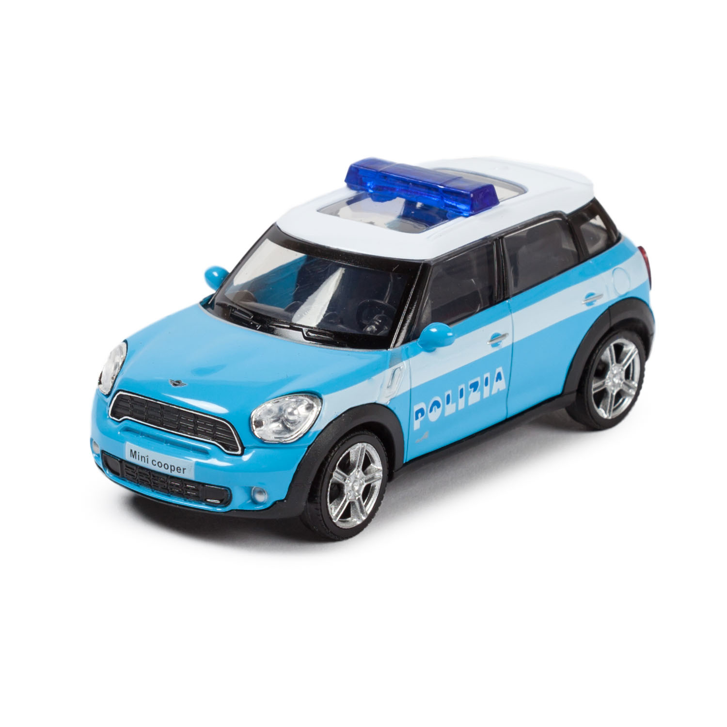 Полицейская машина Mobicaro Mini Cooper 1:43 444008ITP - фото 1