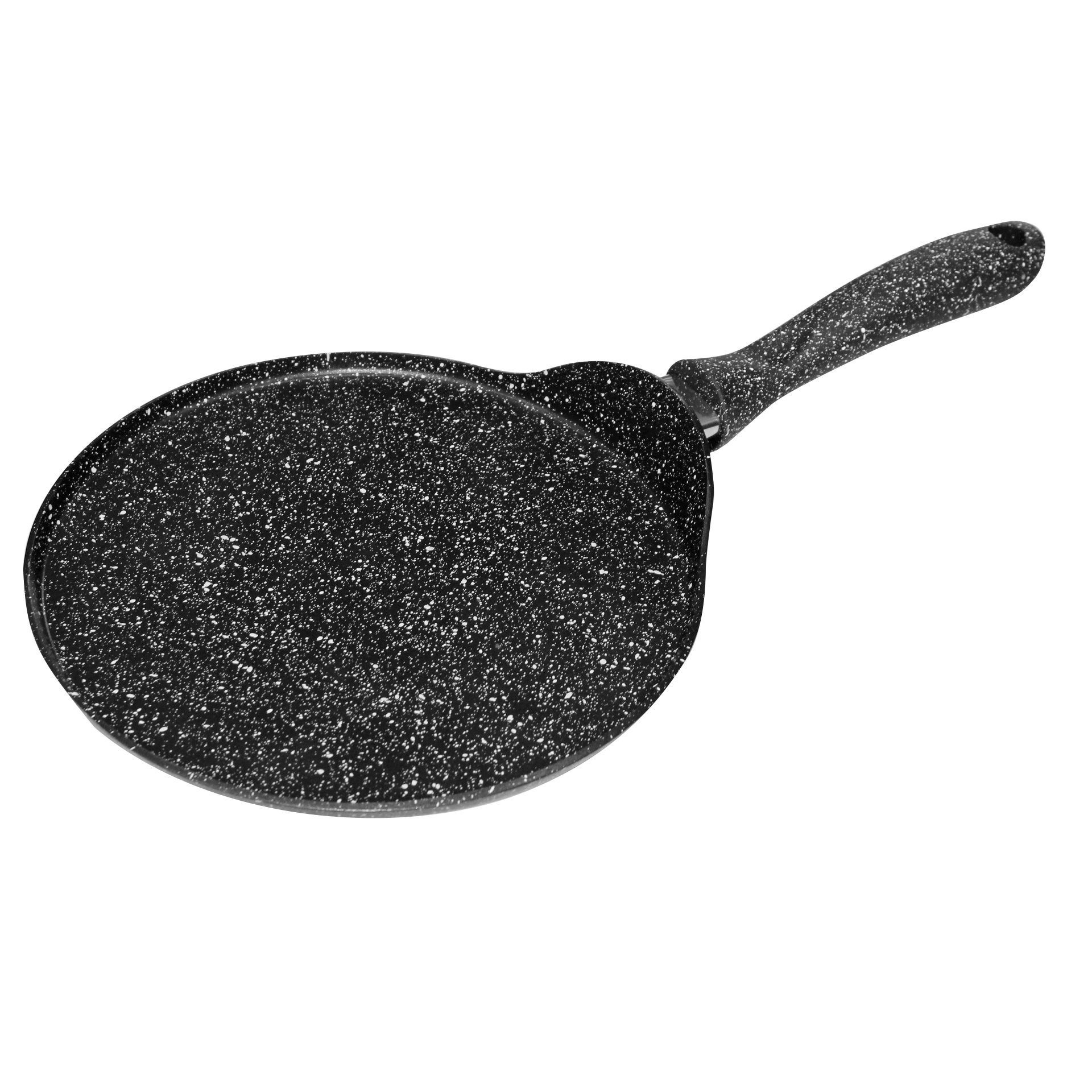 Сковорода блинная Катюша алюминиевая антипригарная 22см Модус черный гранит - фото 1
