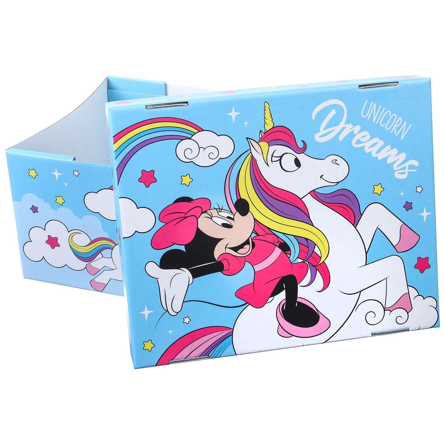 Коробка Disney подарочная складная с крышкой 31 х 25 5 х 16 «Dreams» Минни и единорог - фото 6