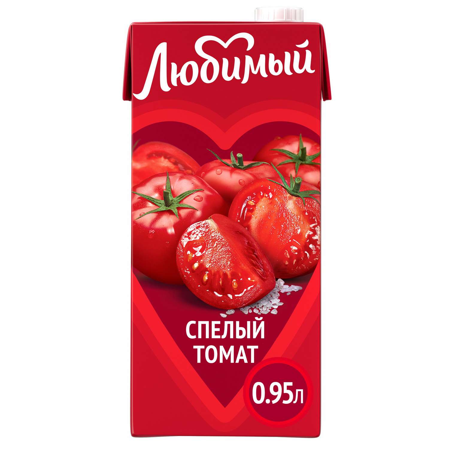 Нектар Любимый томатный с солью с мякотью 0.95л - фото 1