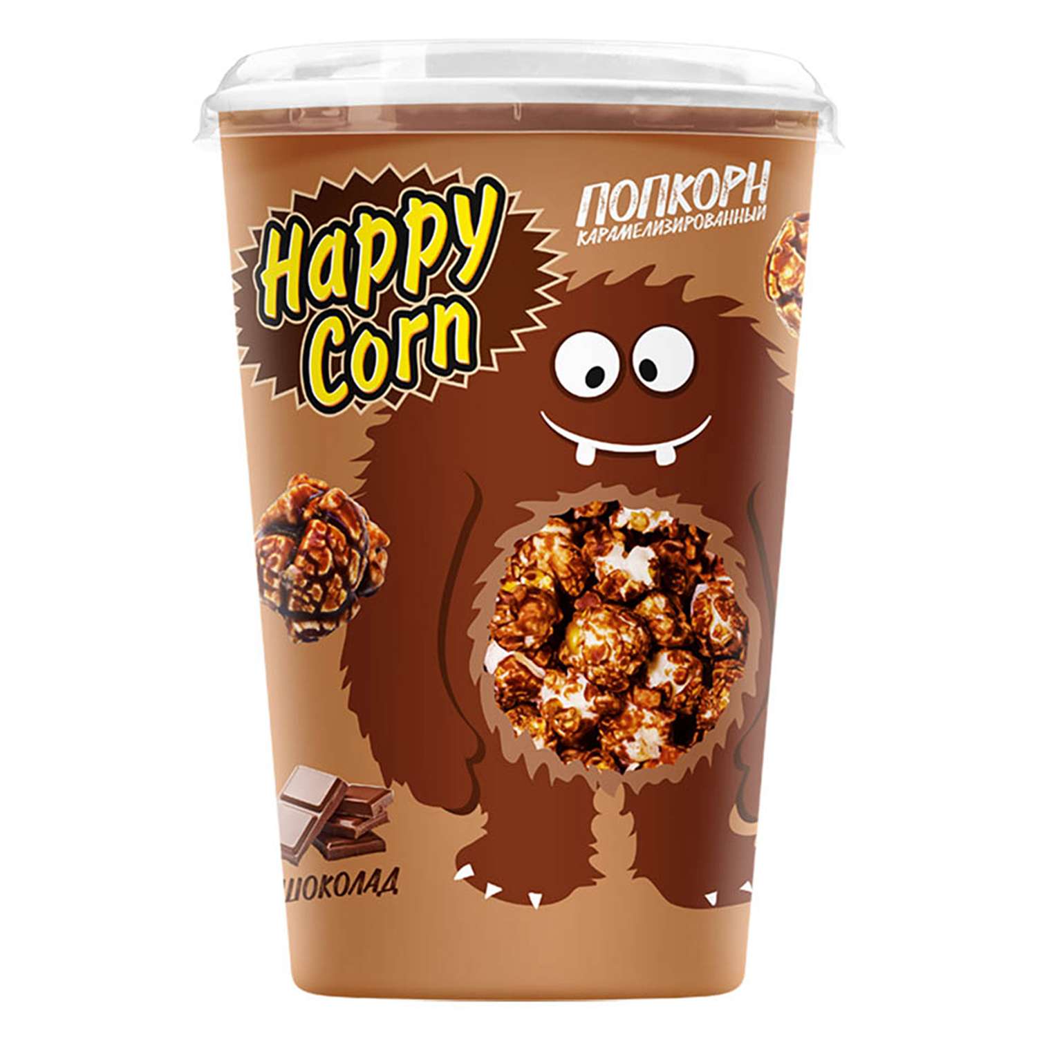 Попкорн Happy Corn шоколад 85г - фото 1