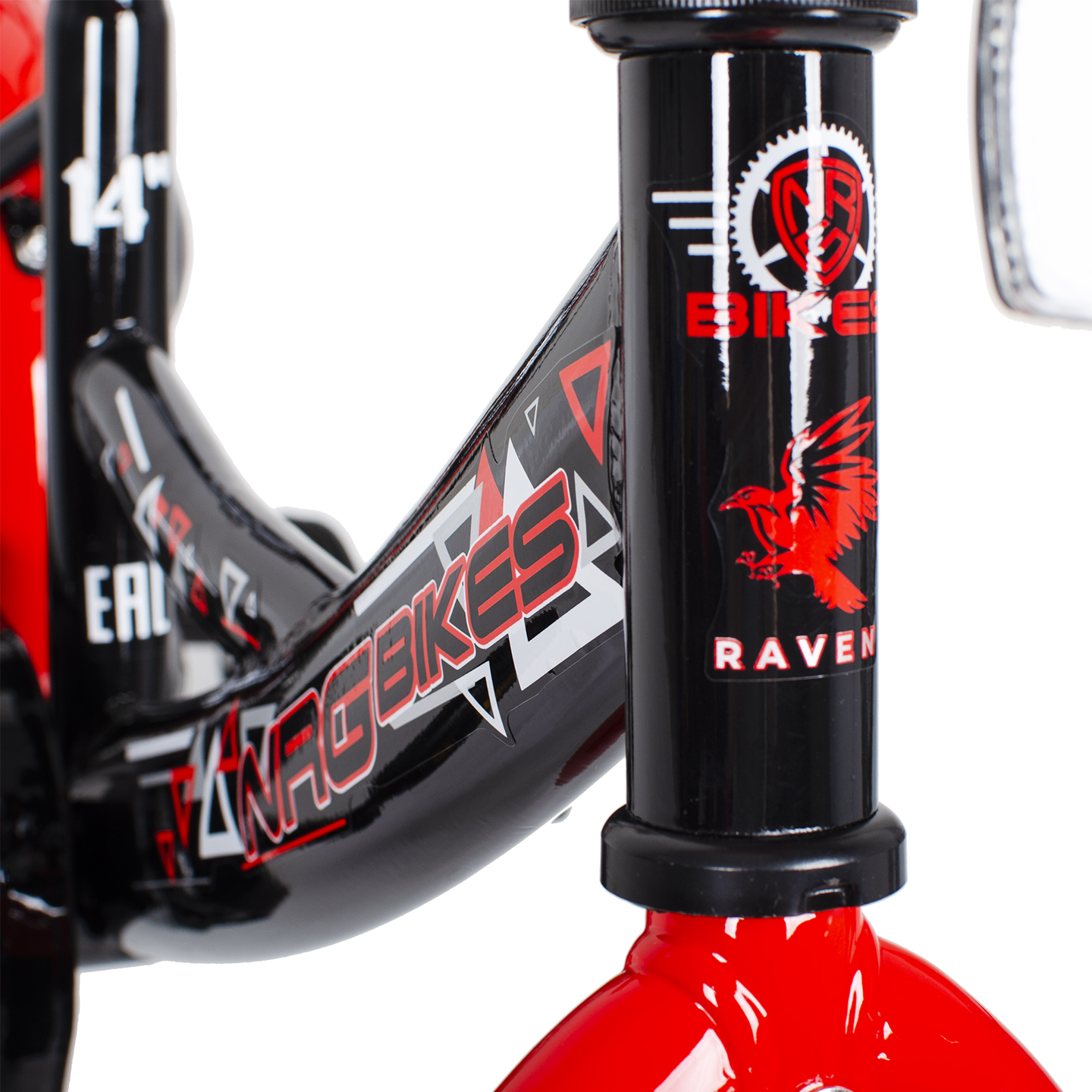 Велосипед NRG BIKES RAVОN 14 black-red - фото 22