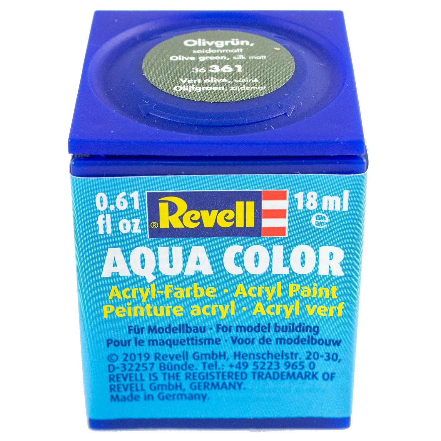 Аква-краска Revell зеленая шёлк 36361 - фото 1