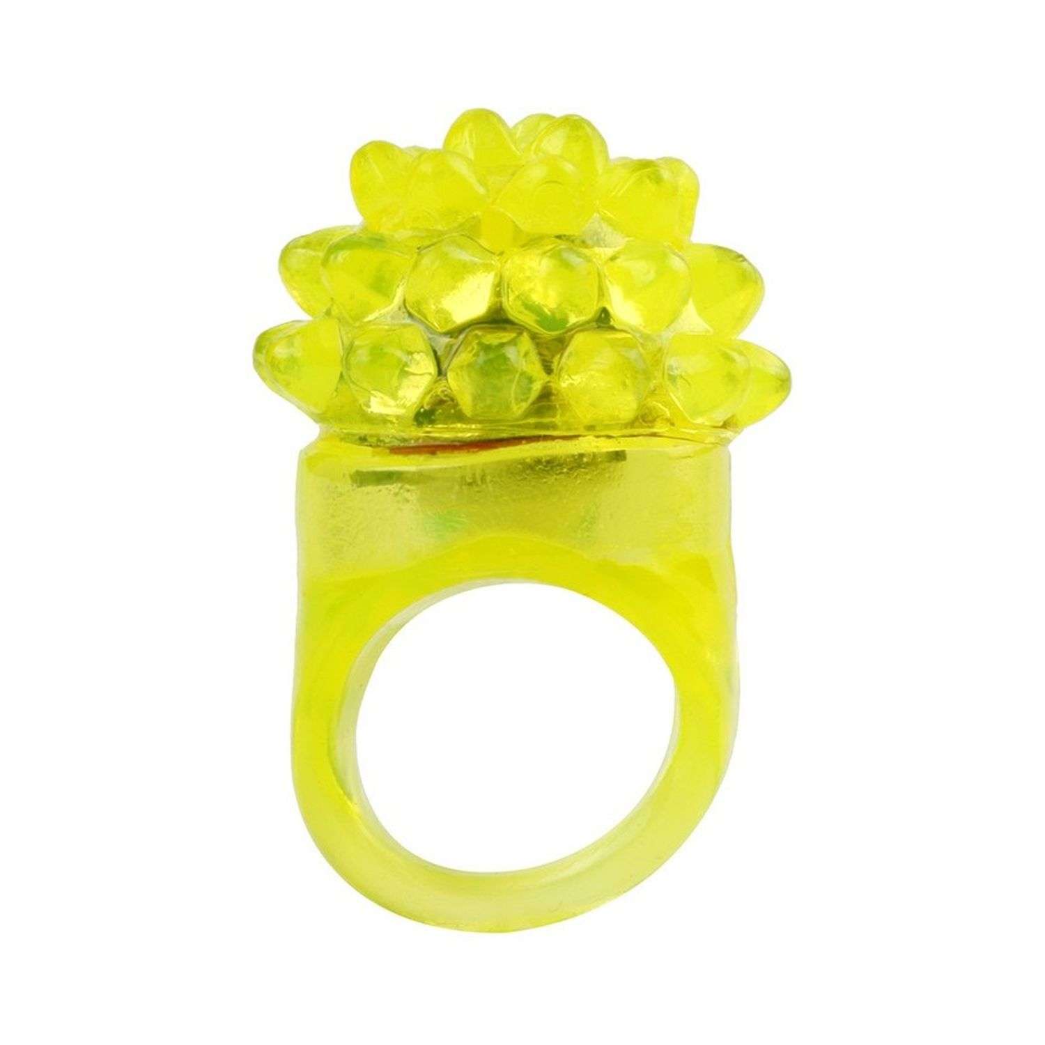 Кольцо Uniglodis Резиновое светящиеся желтый 05411187 - фото 1