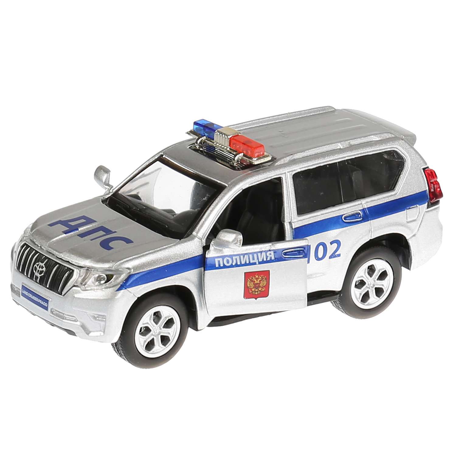 Машина Технопарк Toyota Prado Полиция 283499 283499 - фото 3