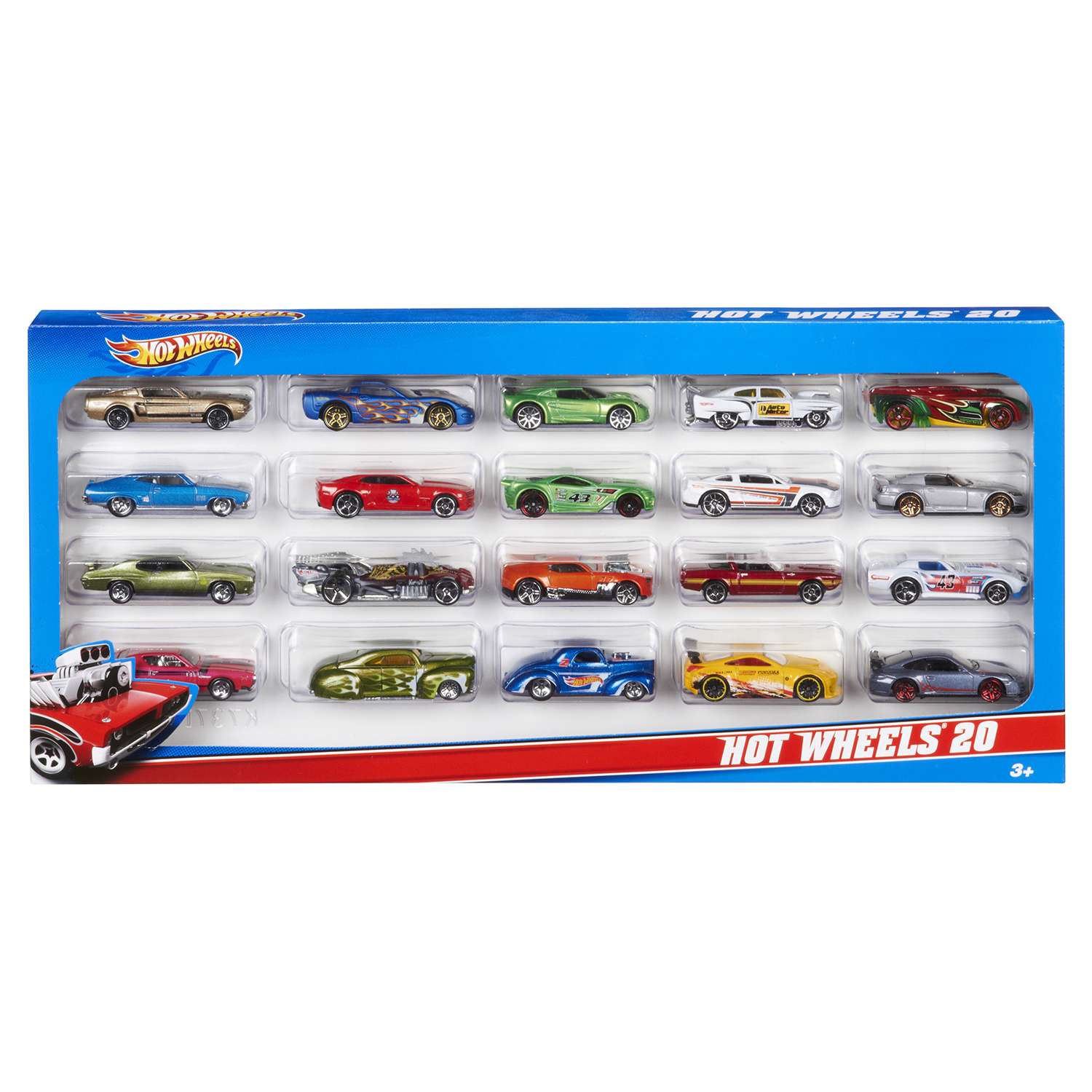 Набор Hot Wheels Базовые машинки 20 шт в ассортименте H7045 - фото 9