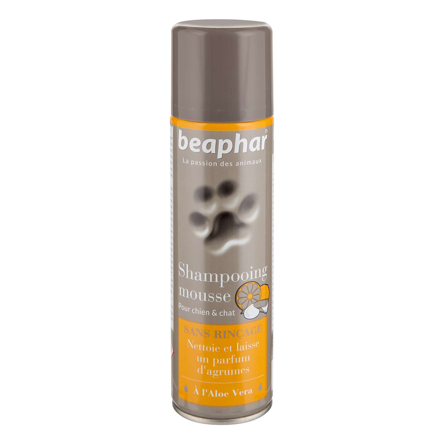 Пенка-шампунь для собак и кошек Beaphar очищающий с алоэ и апельсином 250мл - фото 1