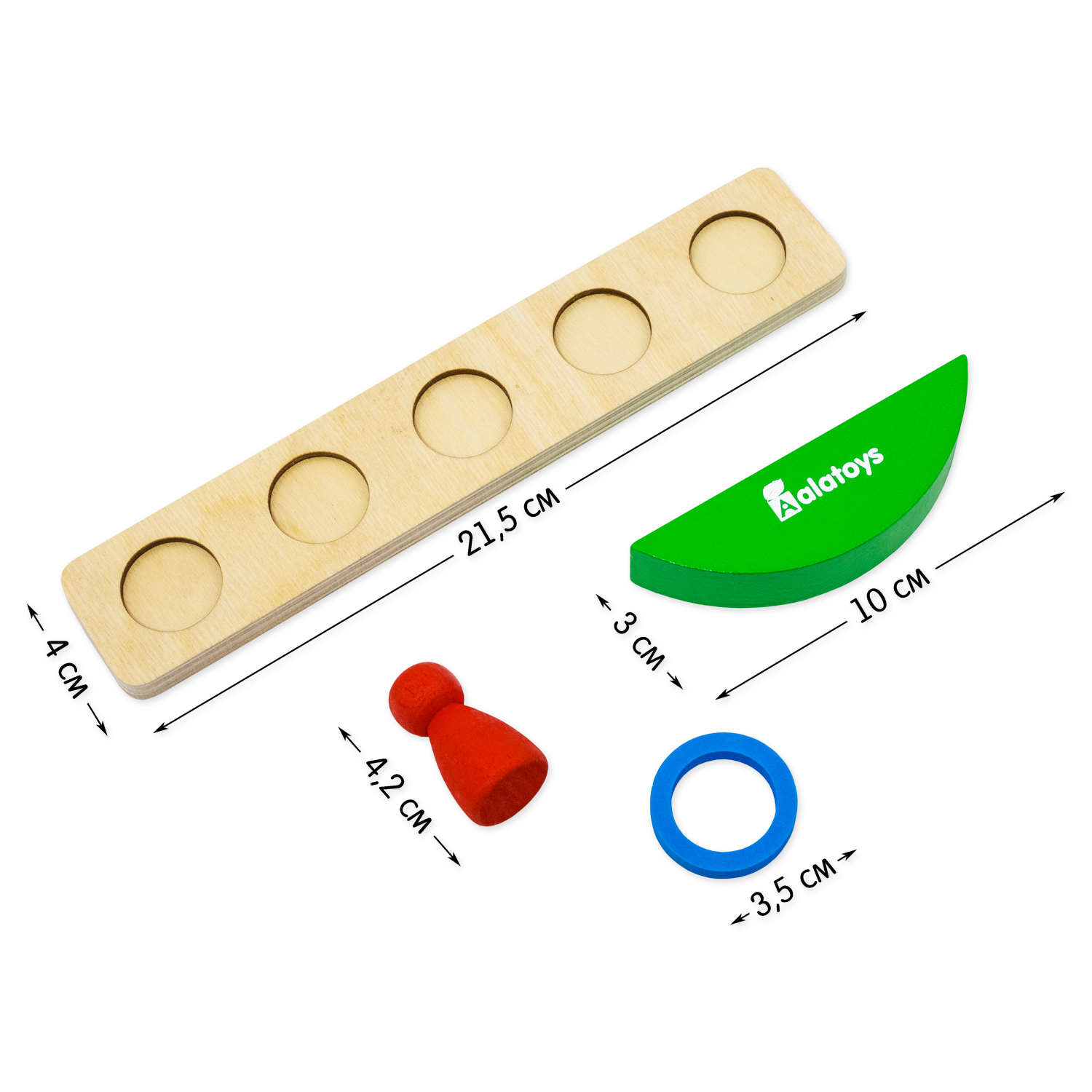 Башня балансир Весы Alatoys Развивающая игрушка сортер Человечки - фото 11