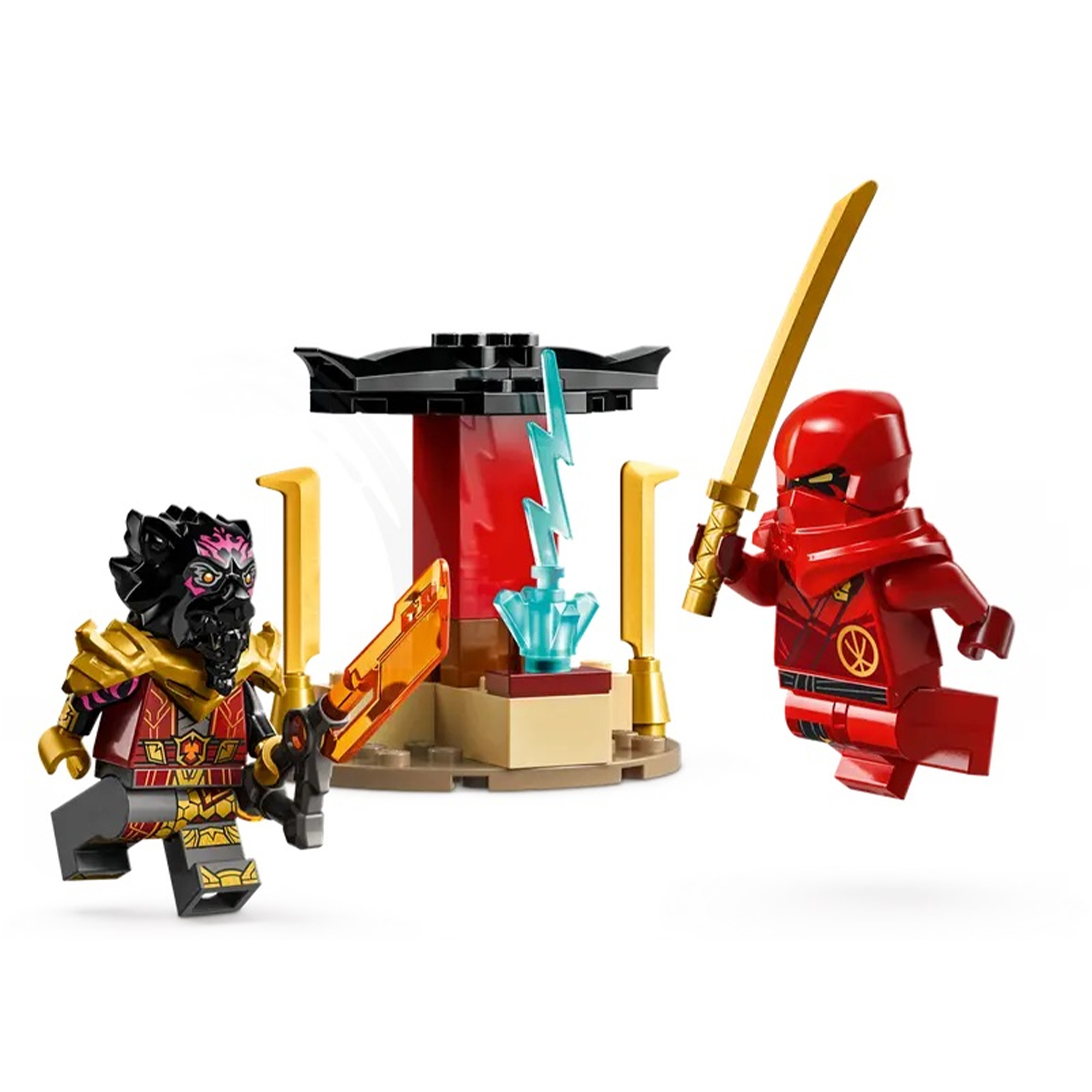 Конструктор LEGO Ninjago LEGO Битва автомобилей и мотоциклов между Каем и Гонкой 71789 - фото 5