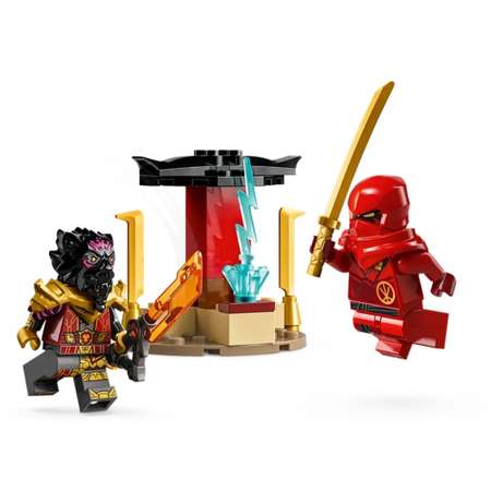 Конструктор LEGO Ninjago LEGO Битва автомобилей и мотоциклов между Каем и Гонкой 71789