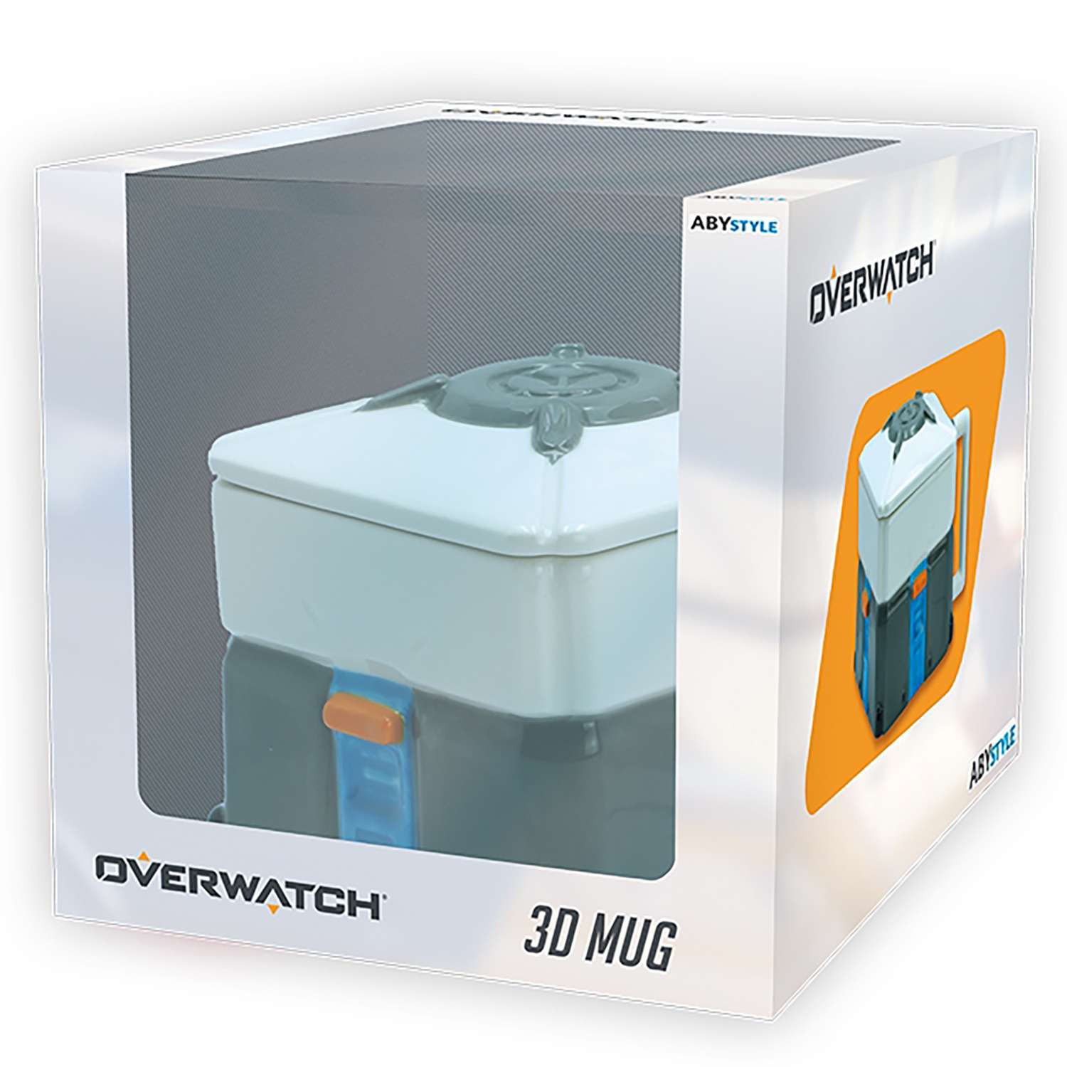 Кружка ABYStyle 3D с крышкой Overwatch Lootbox 500 ml ABYMUG678 - фото 2