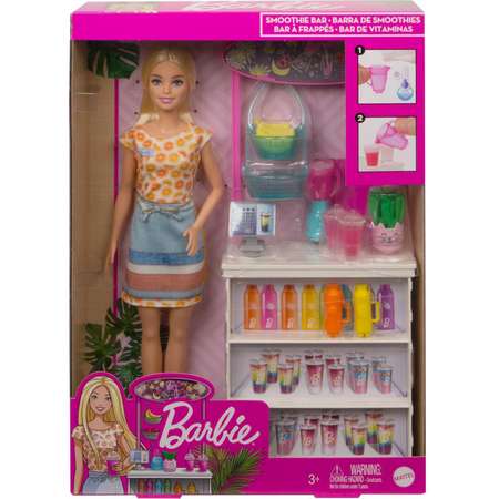 Набор игровой Barbie Смузи-бар GRN75