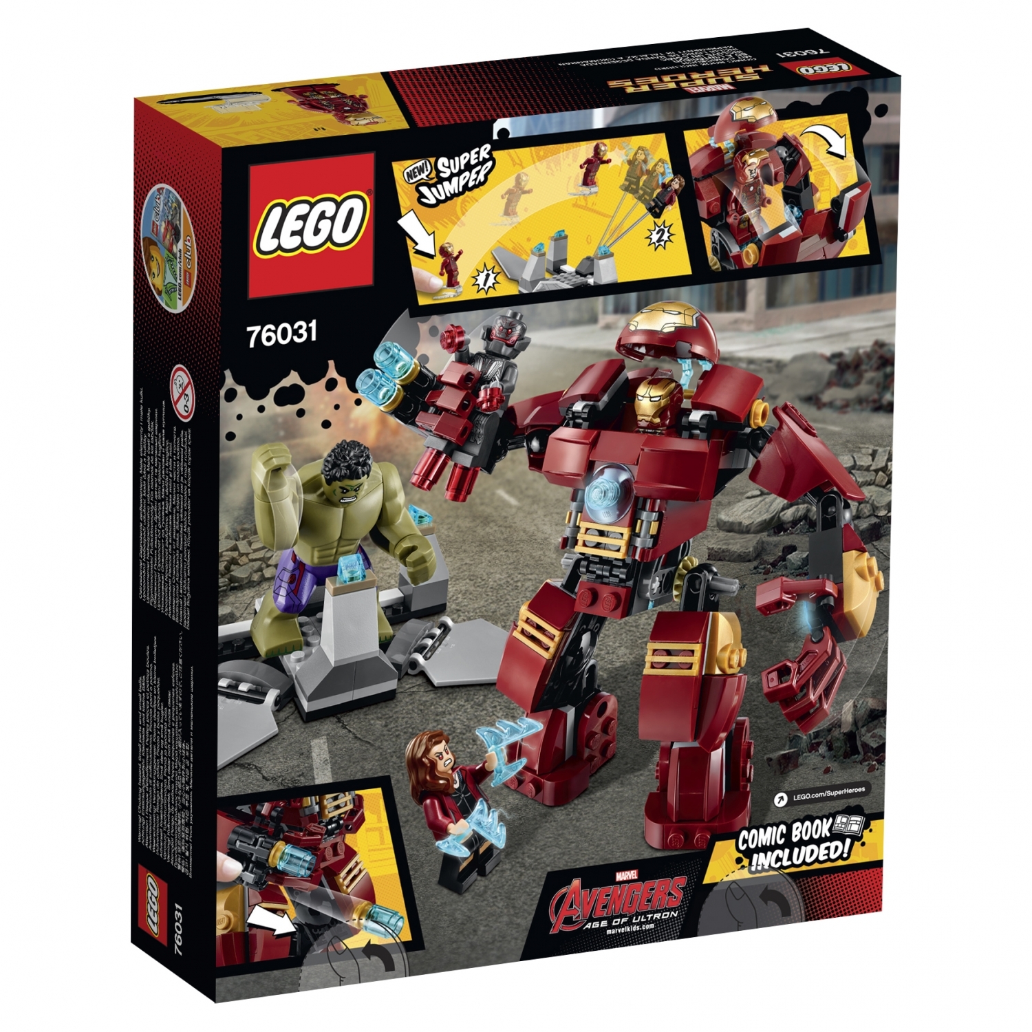 Конструктор LEGO Super Heroes Разгром Халкбастера (76031) купить по цене  2999 ₽ в интернет-магазине Детский мир