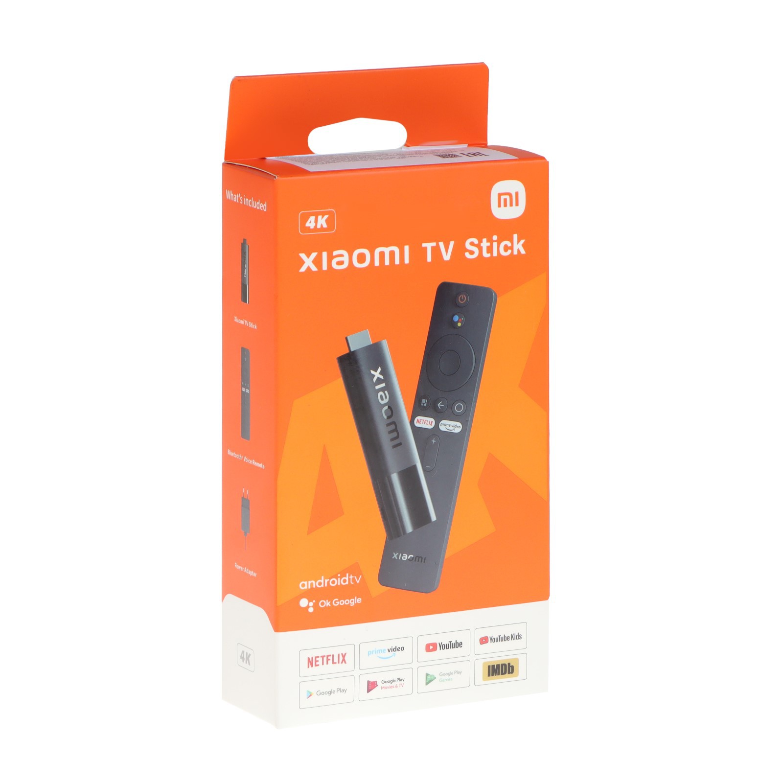 Смарт ТВ-приставка XIAOMI Mi TV Stick 4K-EU X34268 2 Гб 8 Гб Android Wi-Fi BT HDMI - фото 1