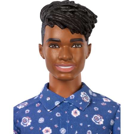 Кукла Barbie Игра с модой Кен 114 В рубашке с цветочным принтом FXL61