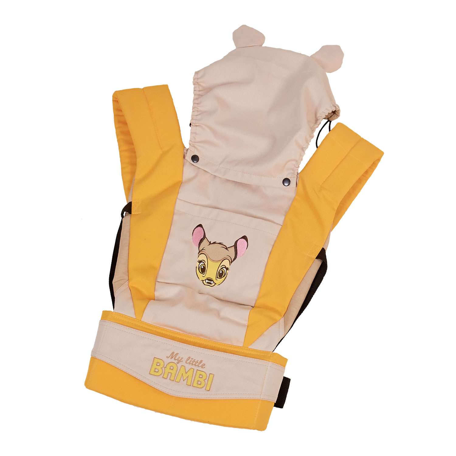 Рюкзак-кенгуру Polini kids Disney baby Бэмби с вышивкой Бежевый - фото 9