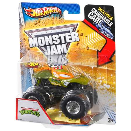 Машина Hot Wheels Hot Wheels Monster Jam 1:64 Черепаха W4196