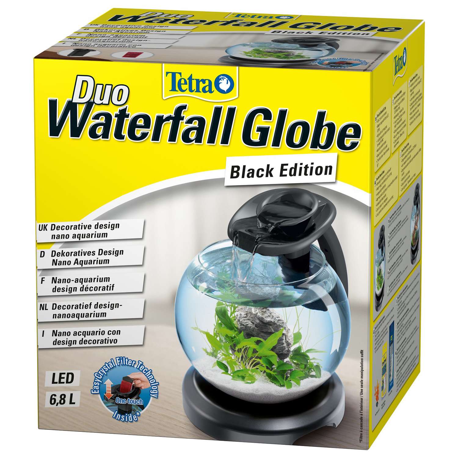 Комплекс аквариумный Tetra Cascade Globe Duo Waterfall 6.8л Черный - фото 3