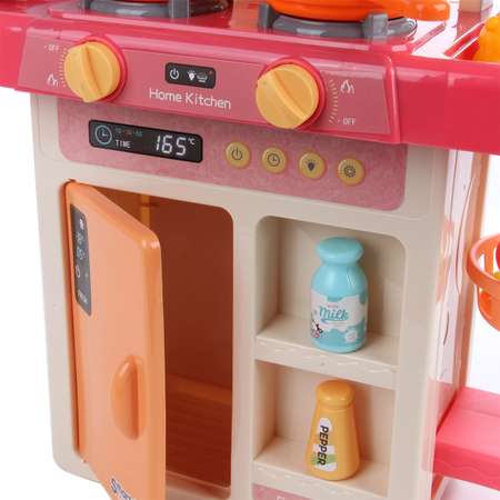 Детская кухня Veld Co плита холодильник раковина свет звук пар вода