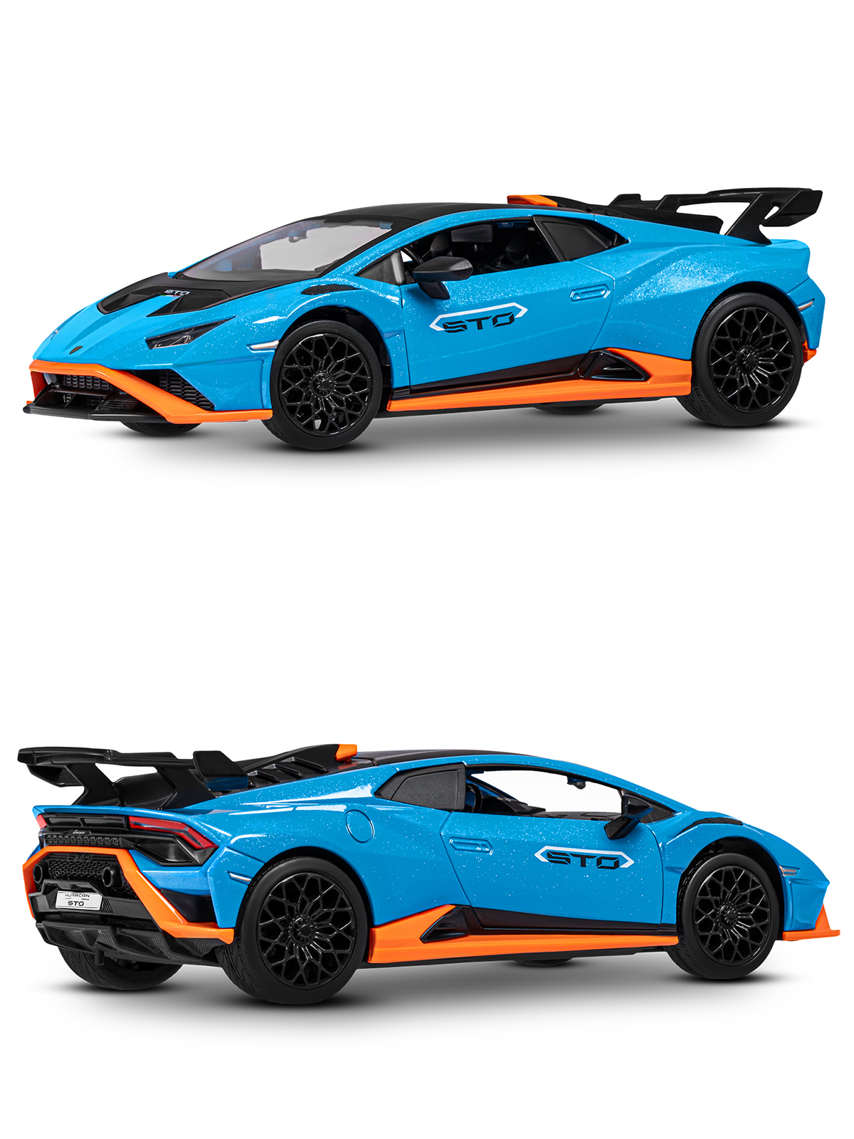 Автомобиль АВТОпанорама Lamborghini 1:24 синий JB1251648 - фото 7