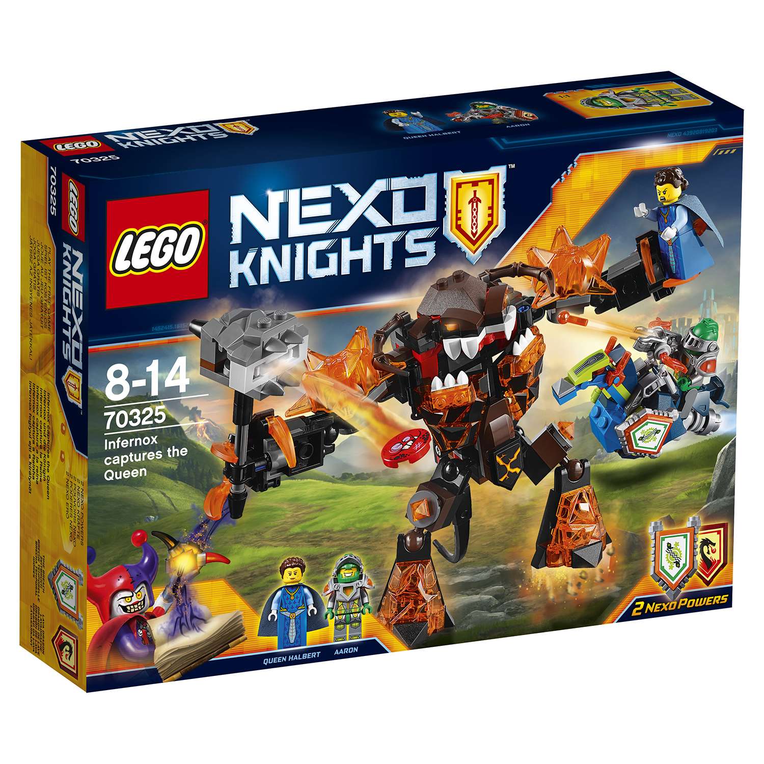 Конструктор LEGO Nexo Knights Инфернокс похищает королеву (70325) - фото 2
