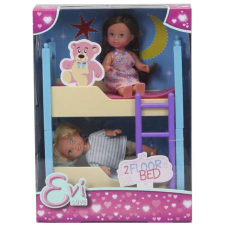 Кукла Evi Еви с братиком с двухъярусной кроваткой