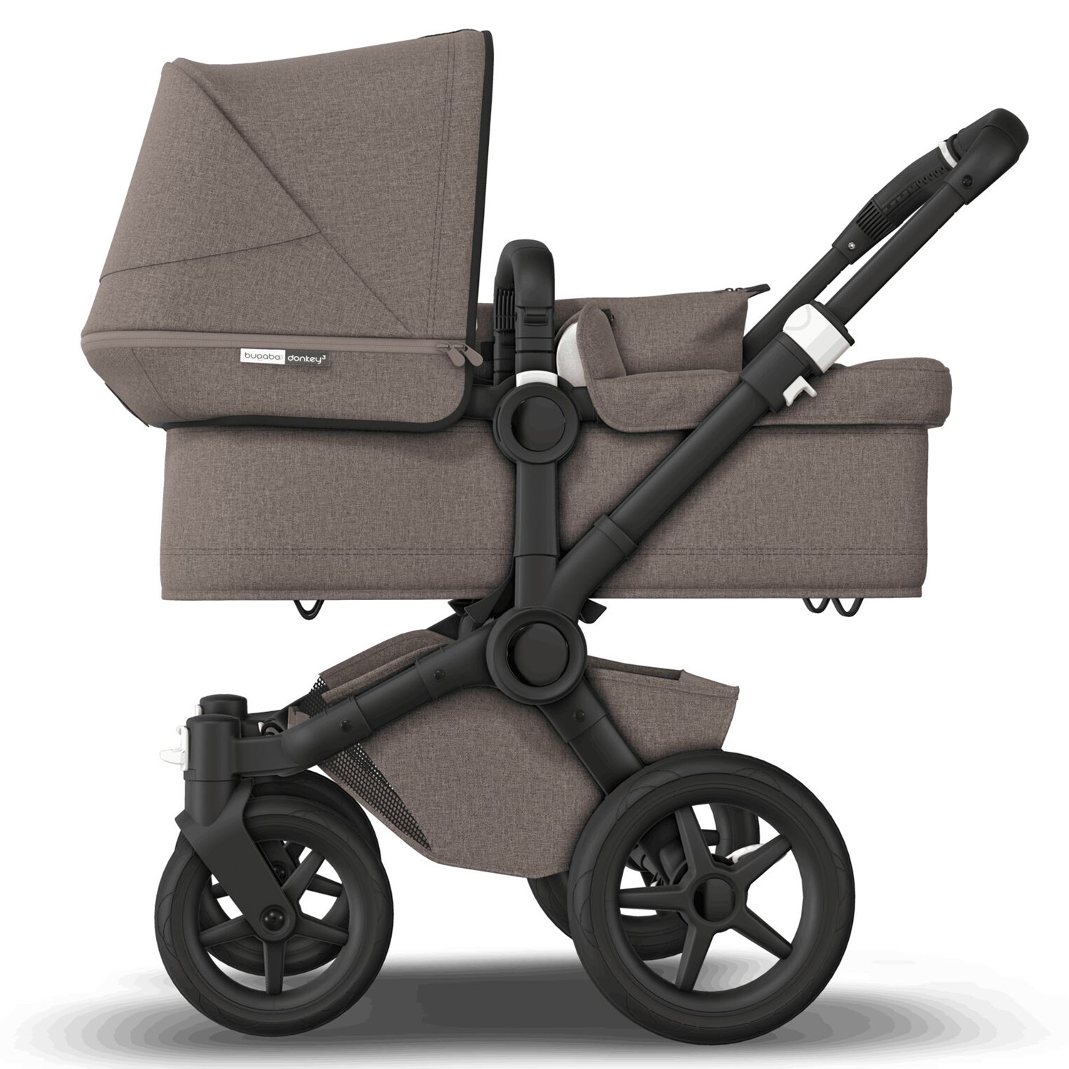 Коляска 2в1 Bugaboo Donkey3 Complete Mineral Black-Taupe 180154AM01 - фото 8