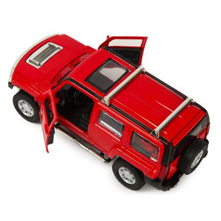 Машинка Mobicaro 1:32 Hummer H3 Красная 68321