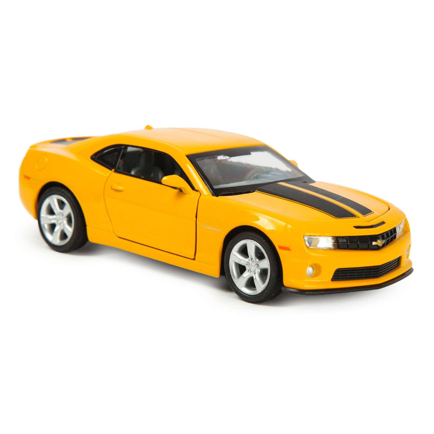 Машинка Mobicaro 1:32 Chevrolet Camaro SS Желтая 68335 68335 - фото 1