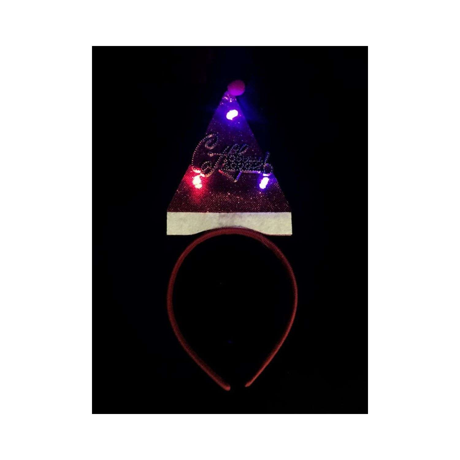 Колпак-ободок Uniglodis Новогодний светящийся Деда Мороза 05405212 - фото 2