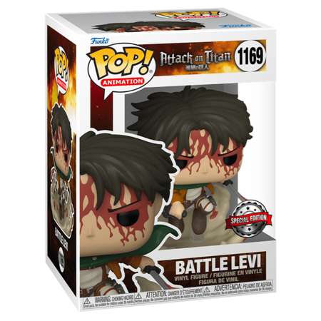 Фигурка Funko POP! Леви Аккерман Attack on Titan Battle Levi из аниме Атака Титанов