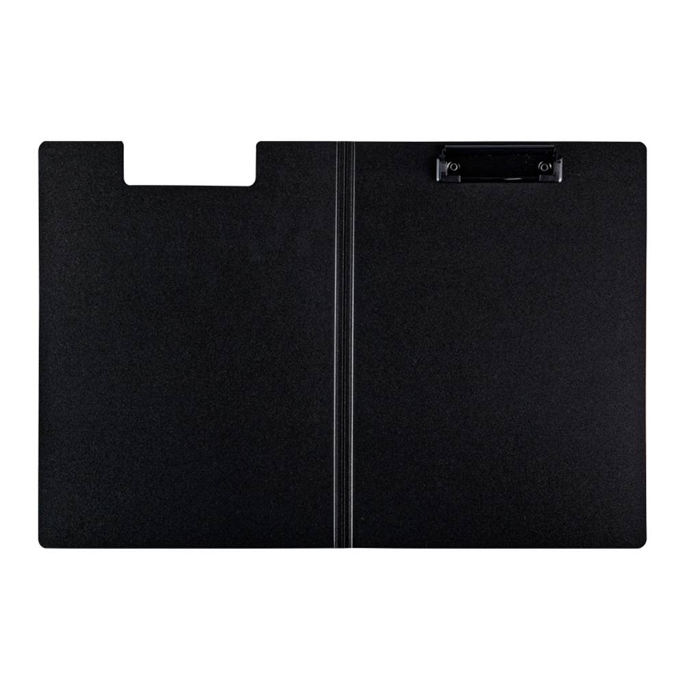 Папка-планшет Berlingo Steel and Style А4 пластик черная с зажимом - фото 4