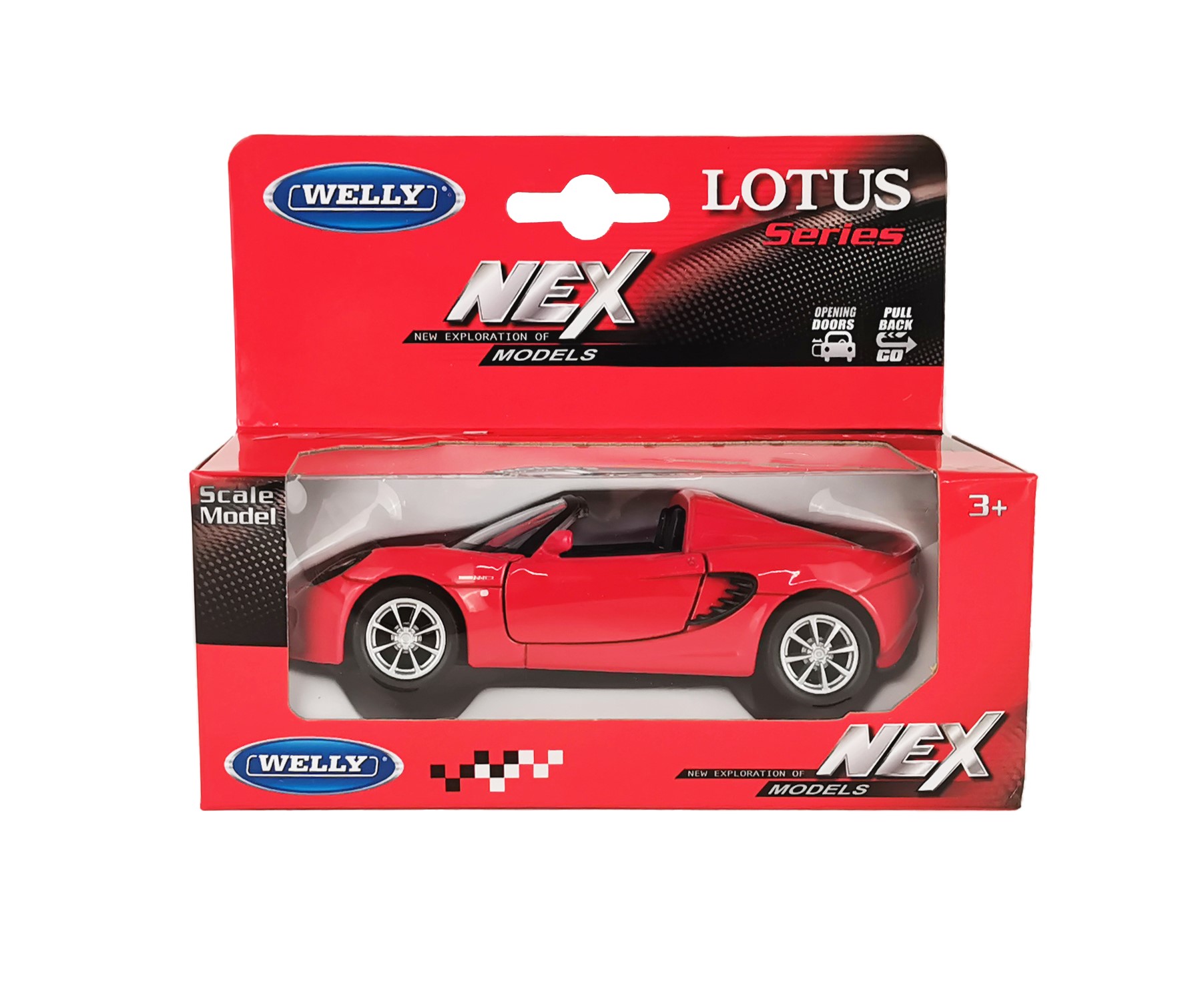 Машинка Welly 1:38 Lotus Elise 111S 2003 цвет в ассортименте 42335W - фото 5