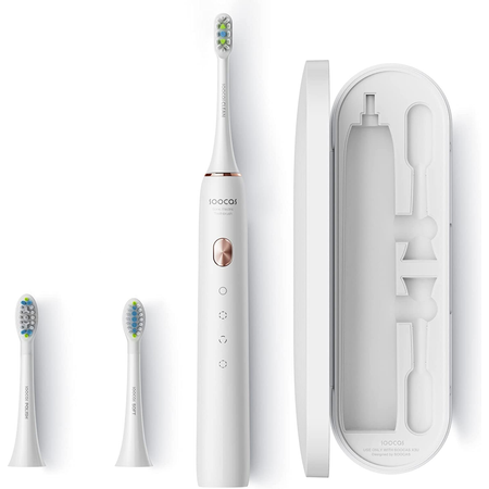 Электрическая зубная щетка Soocas X3U Global. Три насадки. Звуковая. 4 режима очистки. Белый
