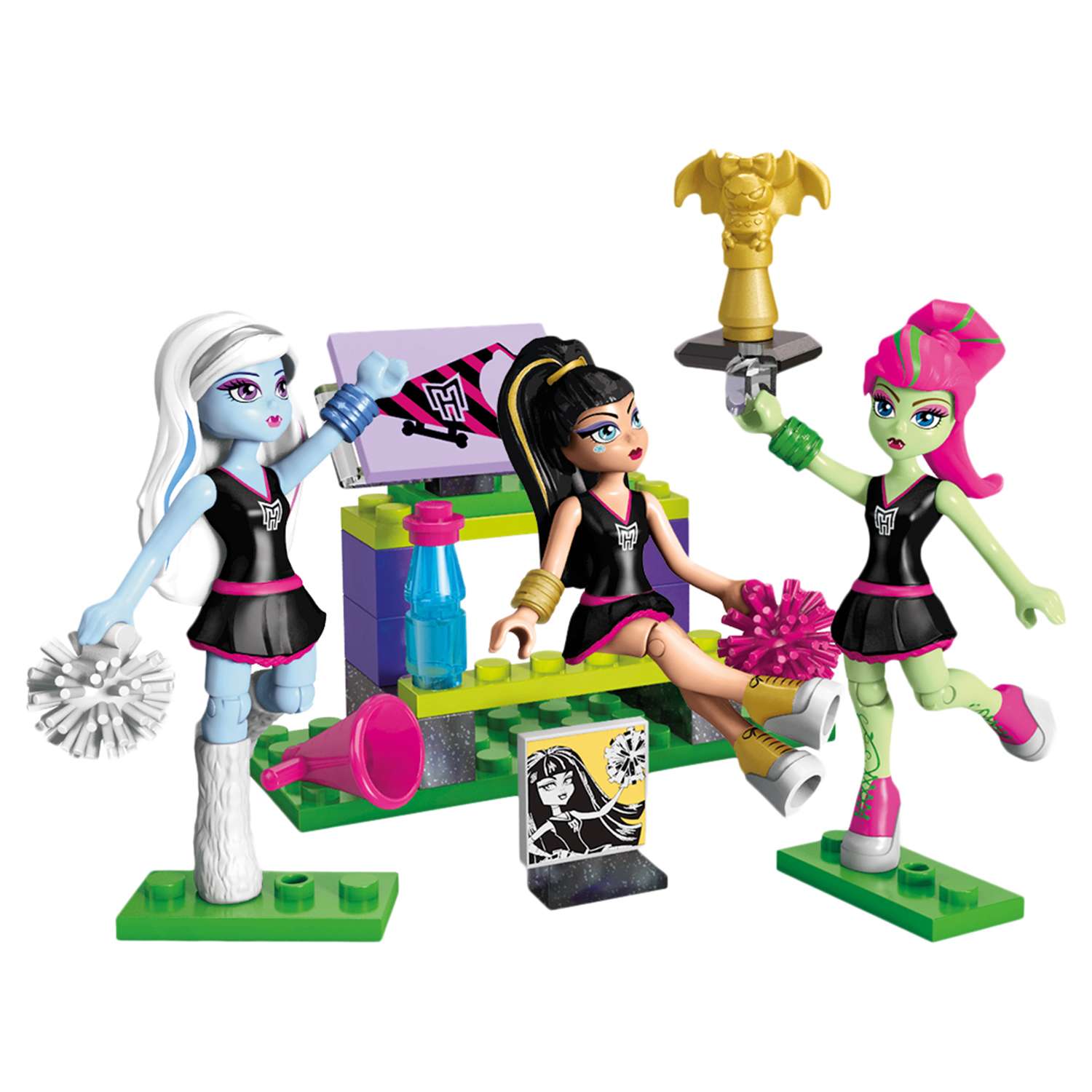 Маленький игровой набор Mega Bloks Monster High: 3 фигурки - фото 3