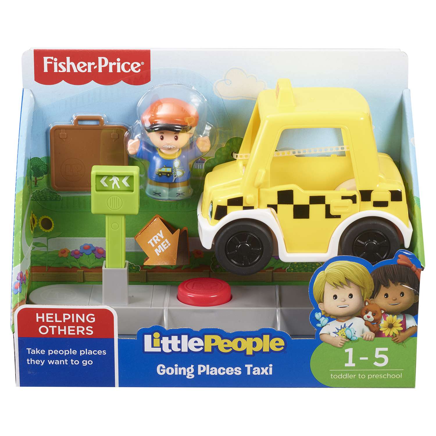 Игровой набор Little People Fisher-Price Going Places Taxi (DYT00) - фото 2