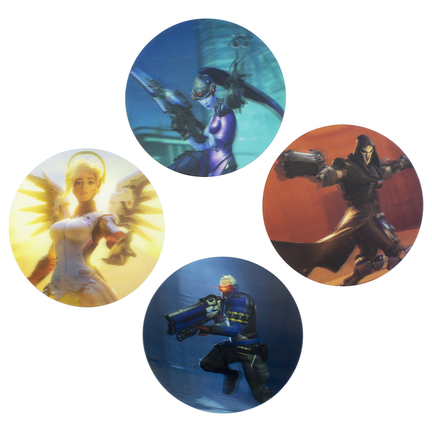 Подставки под напитки PALADONE Overwatch 3D Coasters PP5660OW - фото 1