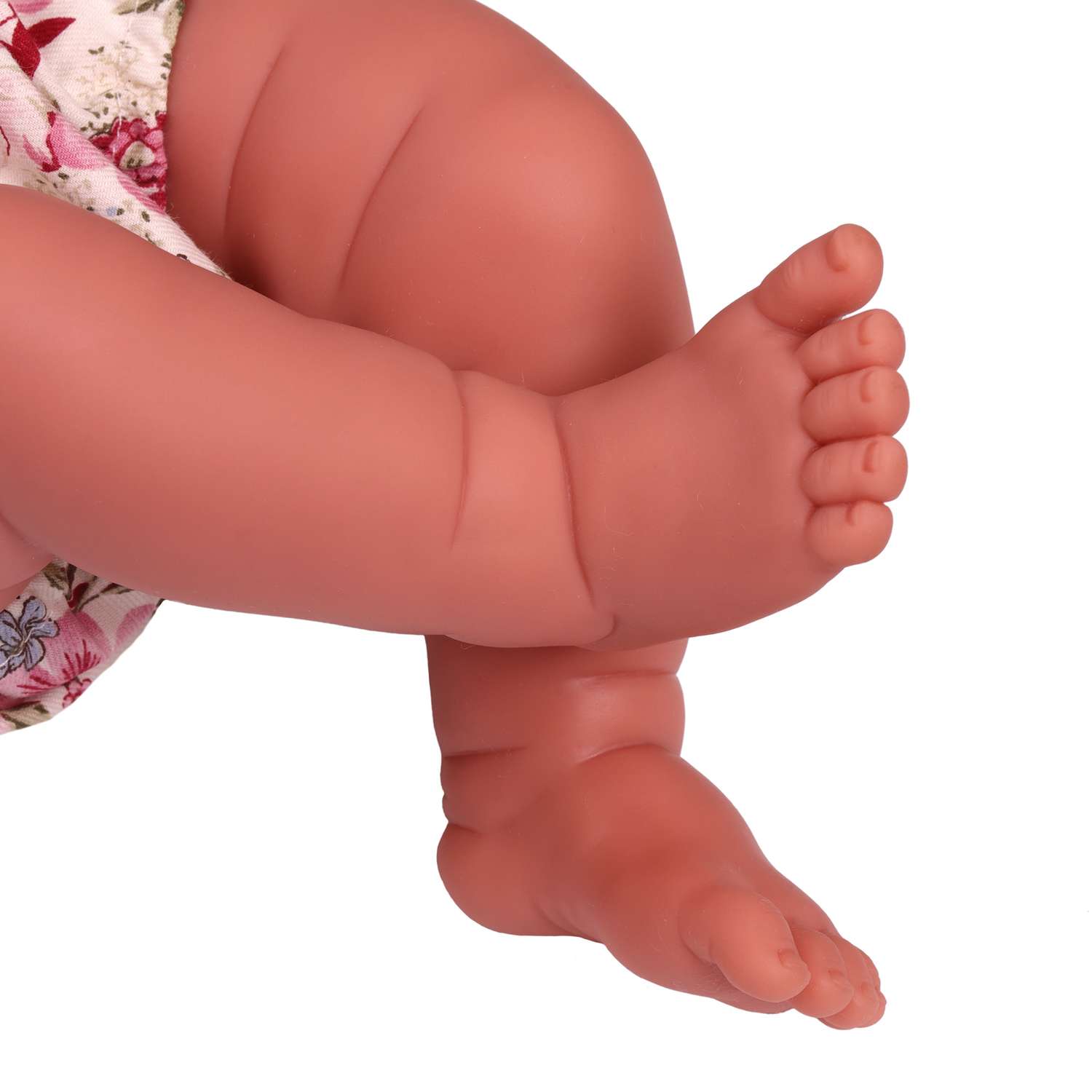 Кукла малышка Antonio Juan Реборн Сэнди в розовом 40 см мягконабивная 33069 - фото 9