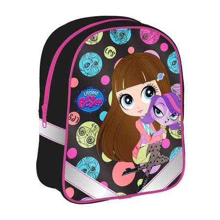 Рюкзак Kinderline Littlest Pet Shop (черный-мульти)