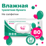 Влажная туалетная бумага Reva Care 80 шт