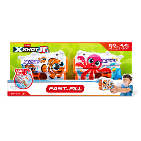 Бластер водный Zuru X-SHOT  Water FAST FILL 2 штуки в наборе