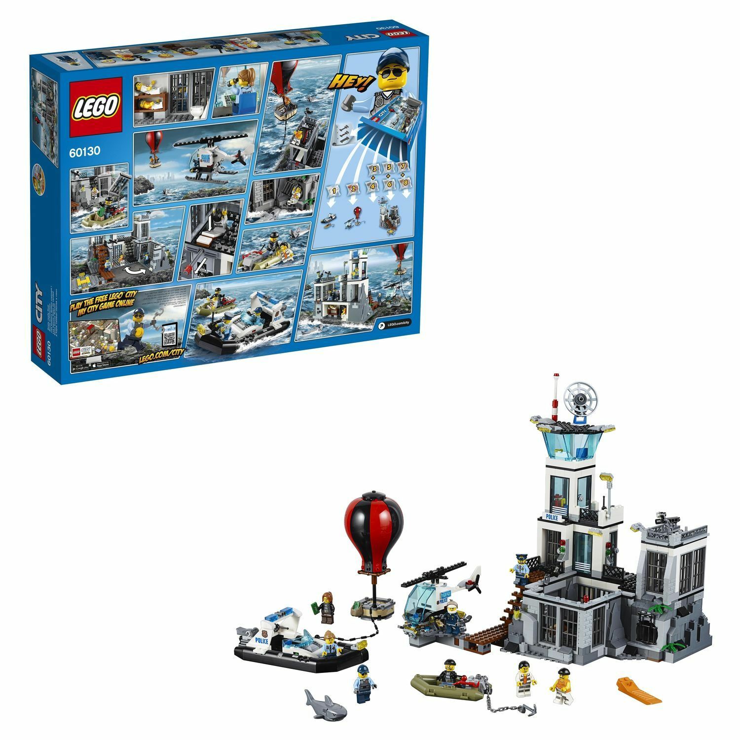 Конструктор LEGO City Police Остров-тюрьма (60130) купить по цене 5999 ₽ в  интернет-магазине Детский мир