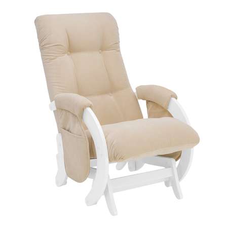 Кресло для кормления Milli с пуфом Smile с карманами Молочный дуб / ткань Verona Vanilla