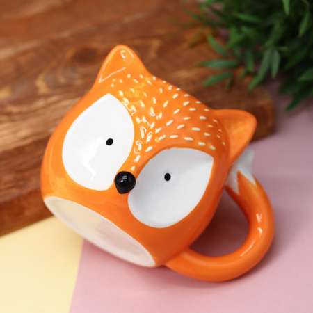 Кружка керамическая iLikeGift Cute fox
